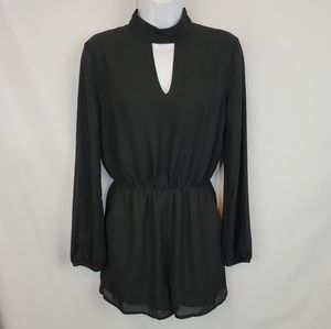 LUCCA Black Romper